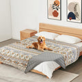 YOSEPATI Waterproof Dog Blanket, Bohemian Dog Bed Cover Pet Blanket, Reversible Sofa Couch Cover for Dogs Washable, Protect Furniture Bed Couch Sofa for Puppy Cat (Colorful Medallion, 30×70 Inch)