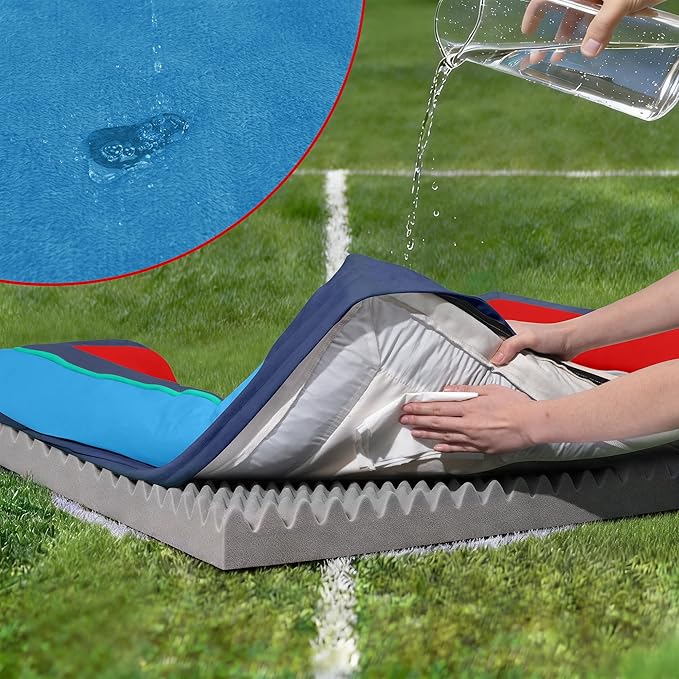Comfort Expression Orthopedic Dog Bed for Extra Large Dogs 45x35 Inch, Waterproof Egg Crate Foam XL Pet Bed with Removable Bolsters, Dog Couch with Washable Cover & Non-Slip Bottom, Philadelphia