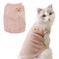 Maqilo Waffle Knit Cat T Shirt, Puppy Shirt for Sphynx Cats, Pet Clothes