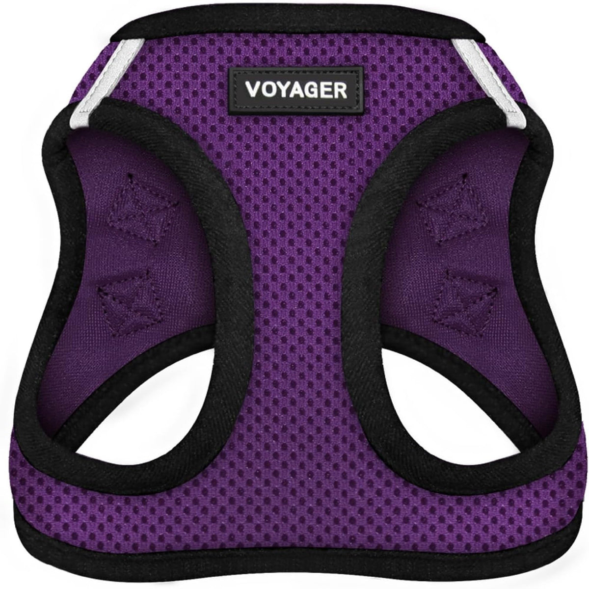 Voyager Step-in Air Dog Vest Harness - Black/Black Trim, Medium
