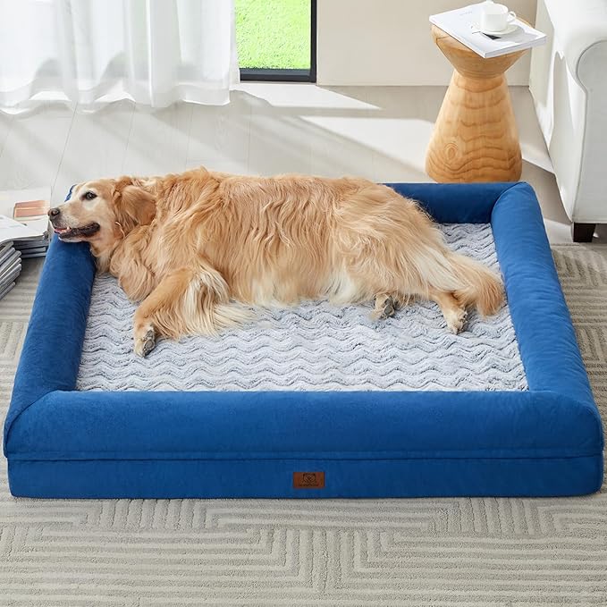 WNPETHOME XXXL Big Large Orthopedic for Senior Dog Bed Comfy Sleeping