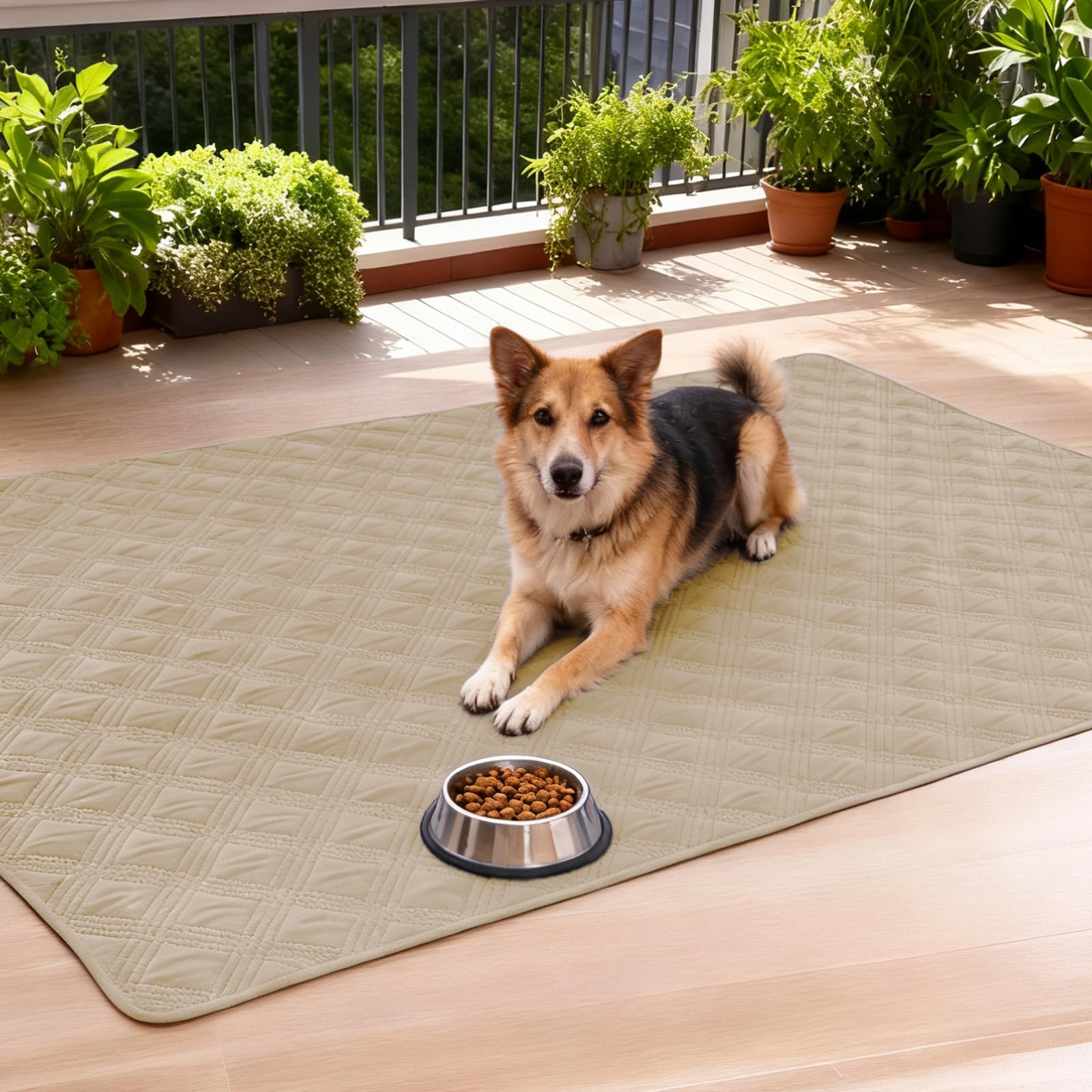hyha Waterproof Reversible Dog Blanket, Soft Couch Cover for Dogs Washable