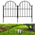 Blingluck Decorative Garden Fence, 17in(H) x 10.8ft(L), with Ground Stake