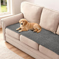 H.VERSAILTEX Plush Chenille Couch Cover for 3 Cushion Couch Anti Slip Washable Sofa Slipcovers Soft and Durable Furniture Protector for Dogs Cats Kids (27.5" x 82", Gray)