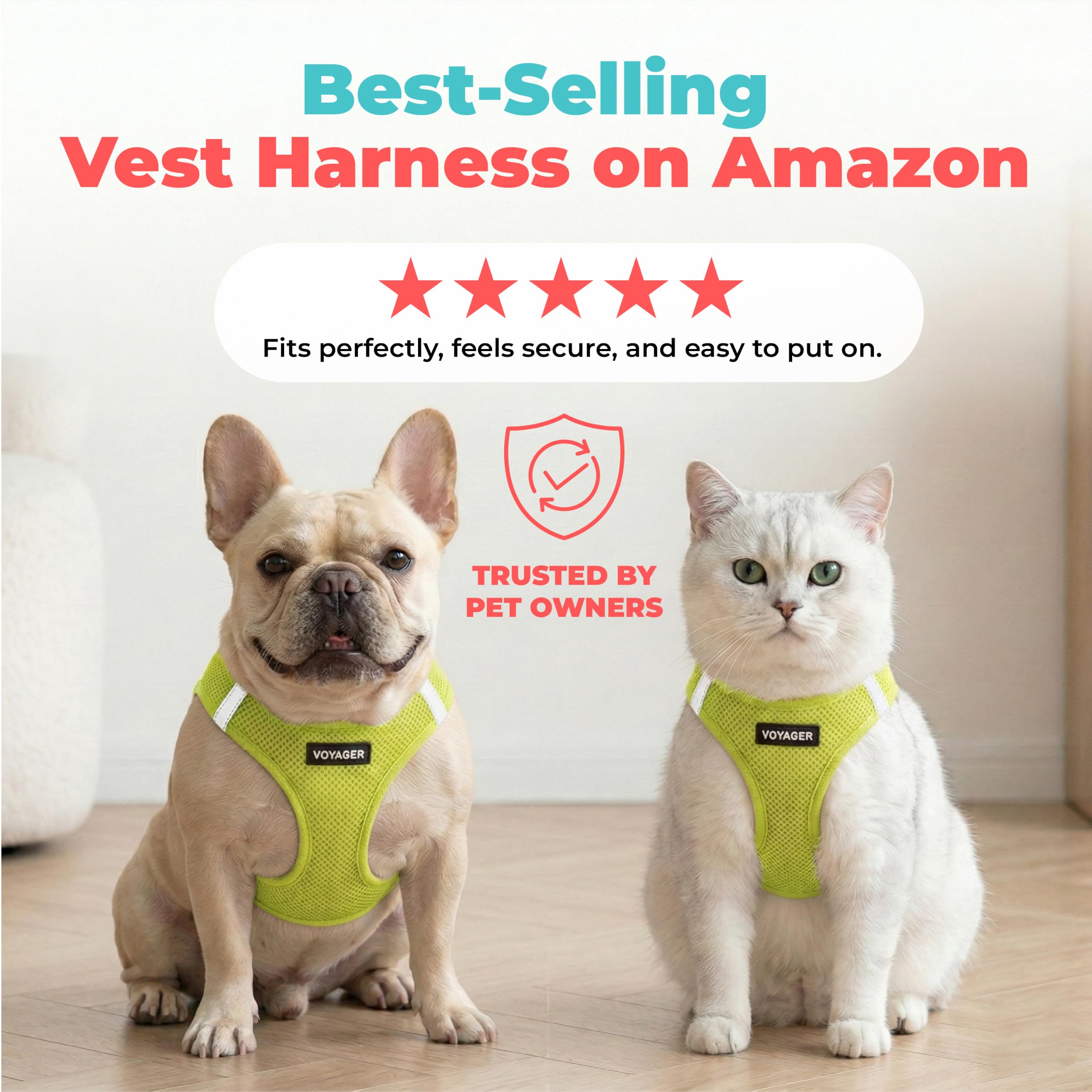 Voyager Step-in Air Dog Vest Harness - Lime Green, XXX-Small