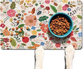 Absorbent Pet Dog Bowl Mat for Food and Water, Pet Cat Food Feeding Mat with Non Slip Rubber Backing, Dog Food Mats for Floors Waterproof, 17"x30"