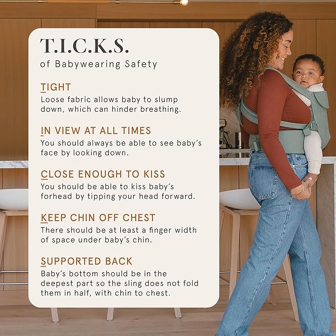 WildBird - Aerial Buckle Carrier - 2-24 Months - Standard (XS-XL) Raven - Front or Back Carry - Cross Straps, Lumbar Support, Headrest - Hip Healthy - Baby Carrier - Baby Essentials - New Mom Gifts