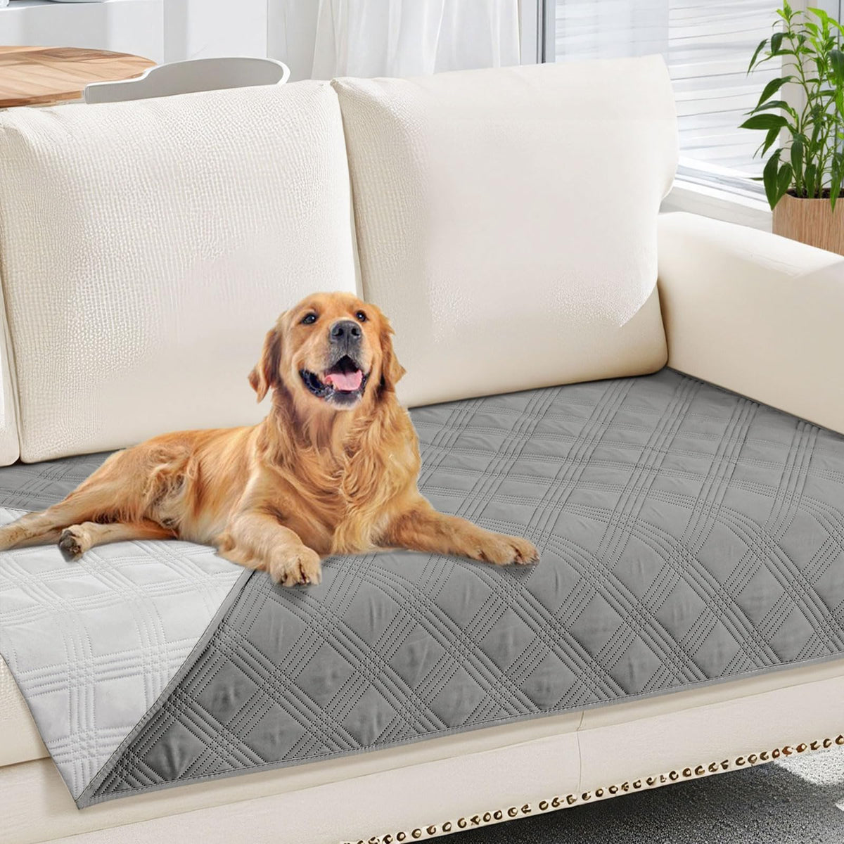 hyha Waterproof Dog Bed Blanket - Soft Pet Blanket & Sofa Cover for Dogs