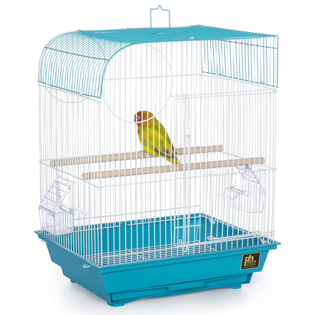 Prevue Pet Products South Beach Flat Top Bird Cage Minimal Assembly - Teal