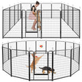 Kfvigoho Dog Playpen Outdoor Extra Wide 16 Panels Heavy Duty Dog Fence 50"
