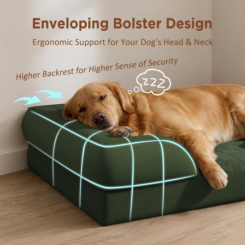 Comfort Expression Waterproof Orthopedic Dog Beds for Extra Large Dog