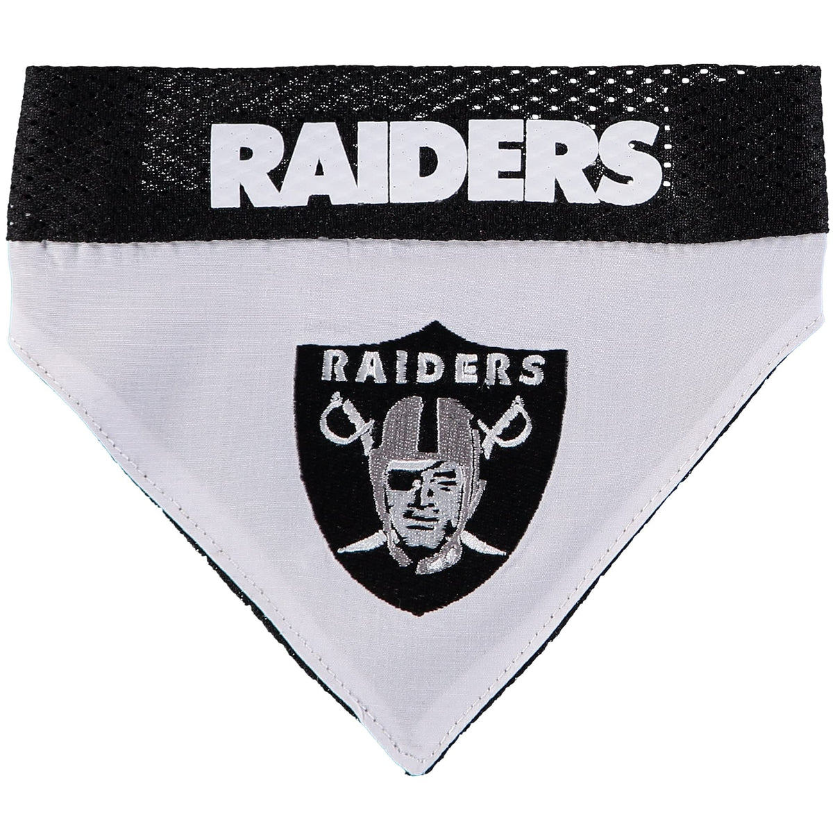 Pets First NFL DOG BANDANA - BALTIMORE RAVENS REVERSIBLE PET BANDANA. 2 Sided Sports Bandana with a PREMIUM Embroidery TEAM LOGO, Large/X-Large. - 2 Sizes & 32 NFL Teams available