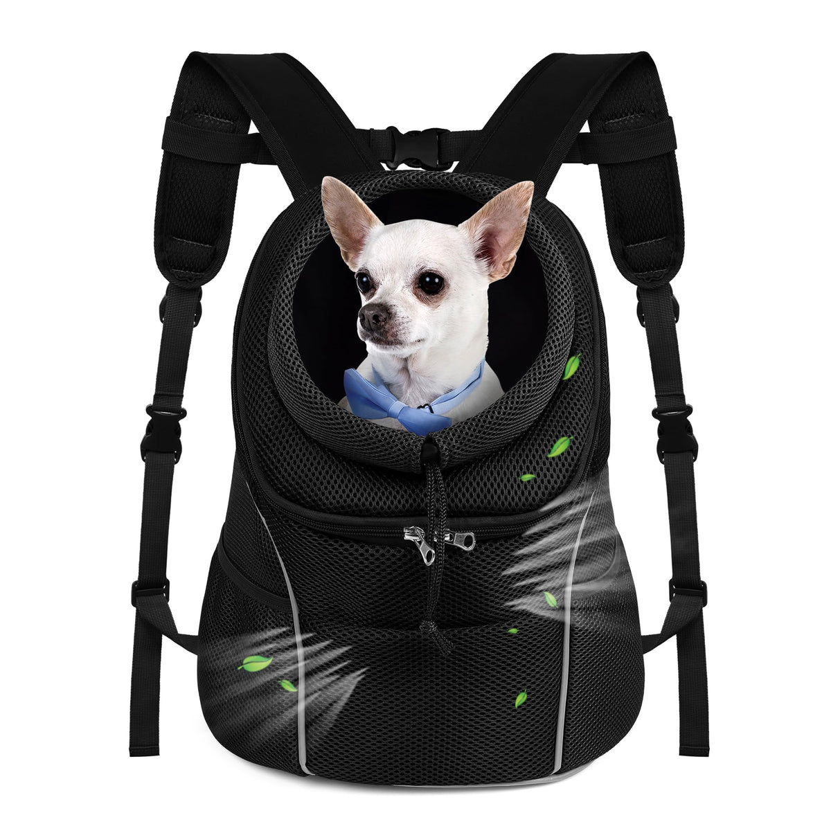 WOYYHO Pet Dog Carrier Backpack, Ventilated Small Dog Front Backpack