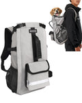 Dog Backpack Carrier for Small and Medium Dogs with Detachable Waist Bag（M）