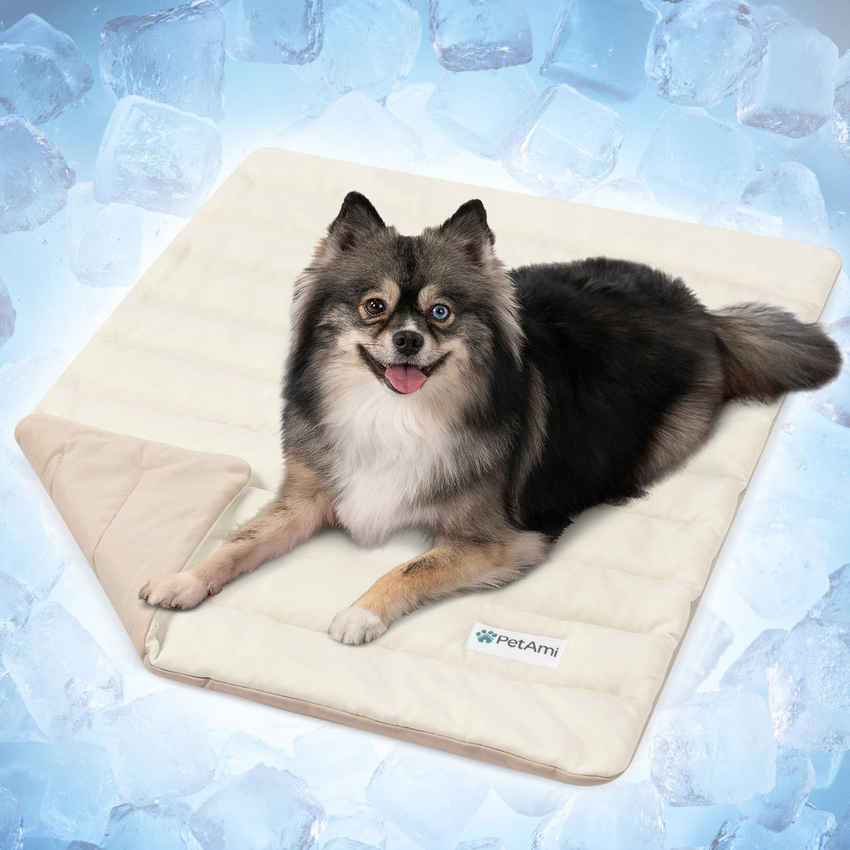 PetAmi Dog Cooling Mat Blanket Pet Pad for Small Medium Cat, Small, 24x32