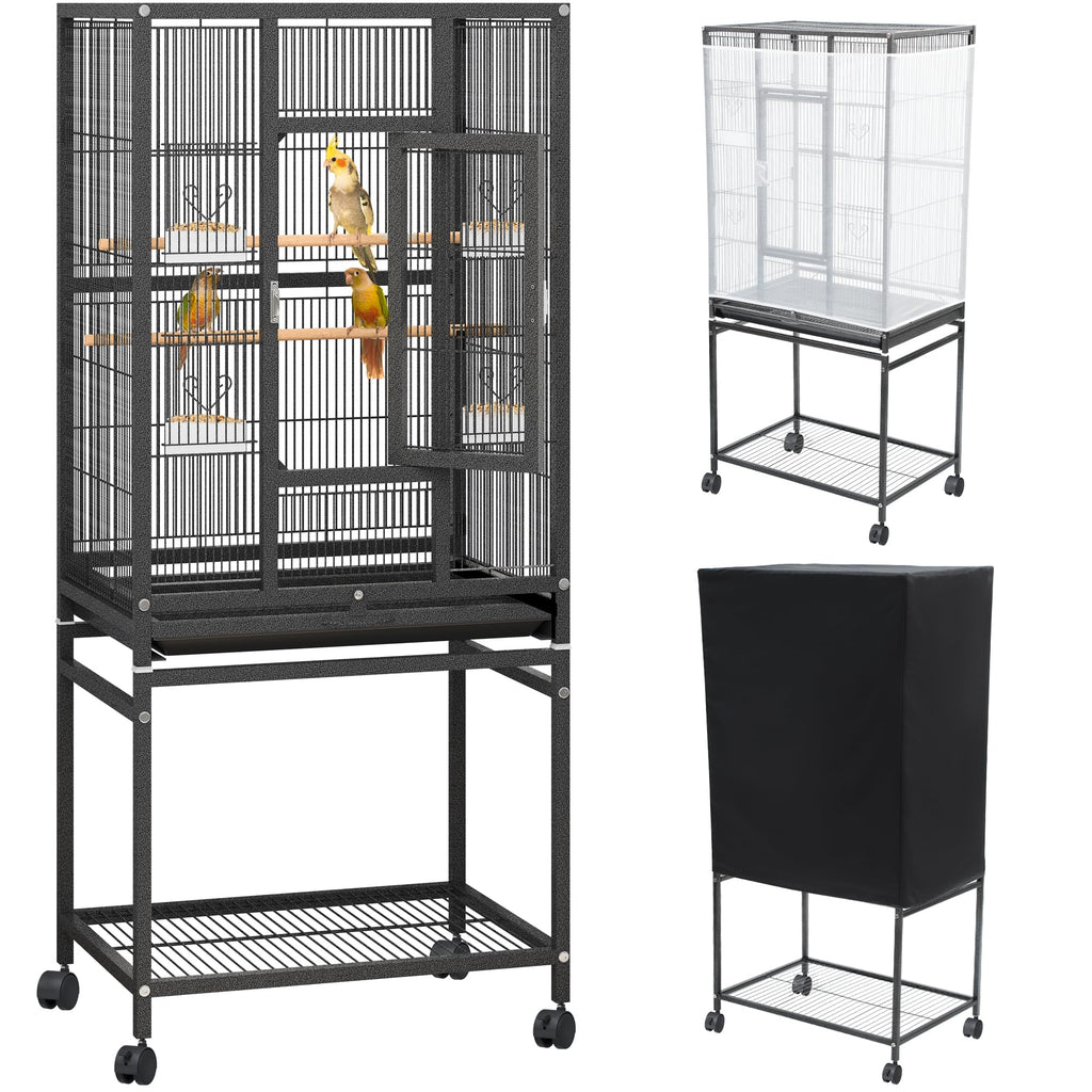 YITAHOME 53 inches Bird Cages for Parakeets, Parrot, Cockatiel, Pigeon