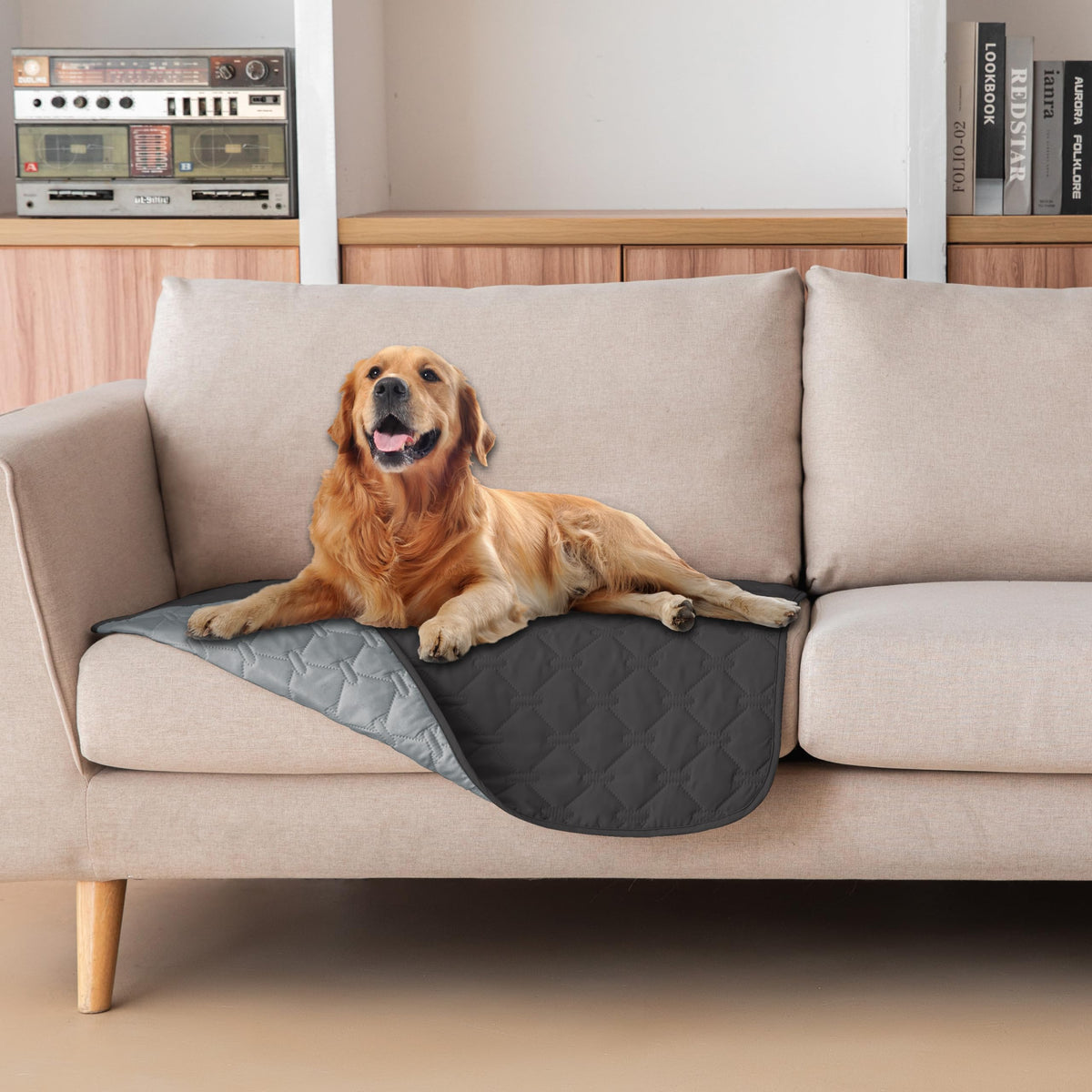 gogobunny Waterproof Armchair Covers for Pets, Anti Hair and Easy Care