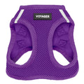 Best Pet Supplies Voyager Step-in Air Harness - All Weather Mesh, Reflective, No Pull Harness for Dogs, Cats - Secure with Hook & Loop Fastener, Buckle, Double D-Rings - Purple, XXS