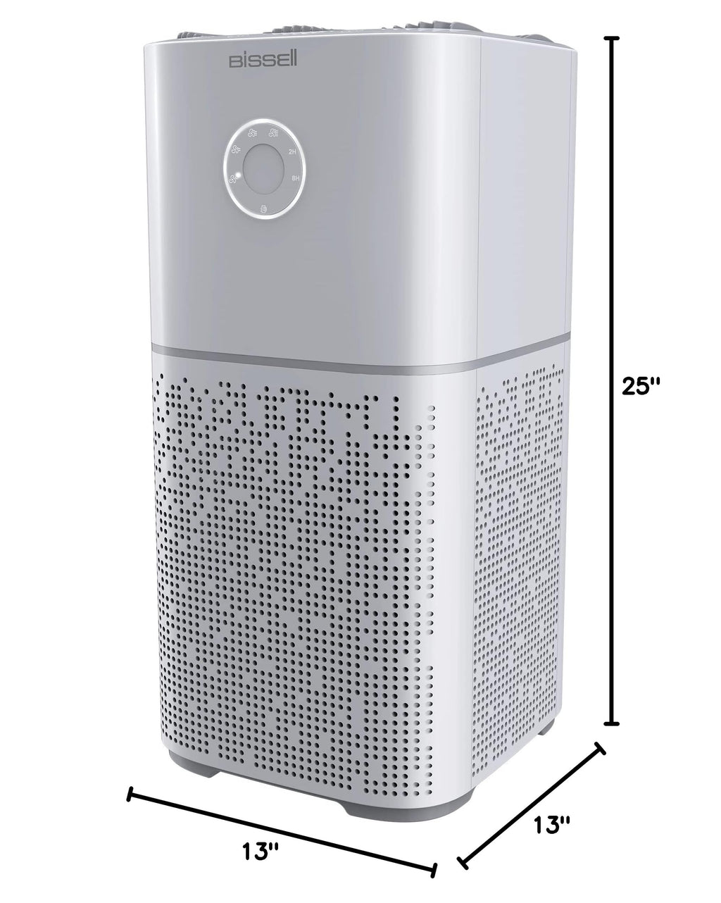 BISSELL Air180 Air Purifier For Home, Bedroom, HEPA Filter, Filters Smoke, Allergies, Pet Dander, Odor, Dust, Gray, 3496+