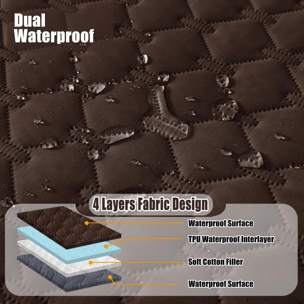 Smiry Waterproof Dog Bed Cover Blanket, Reversible Pet Blanket