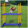 AHAILUOO Adjustable Dog Agility Hurdles with Carry Bag, 2 Sets