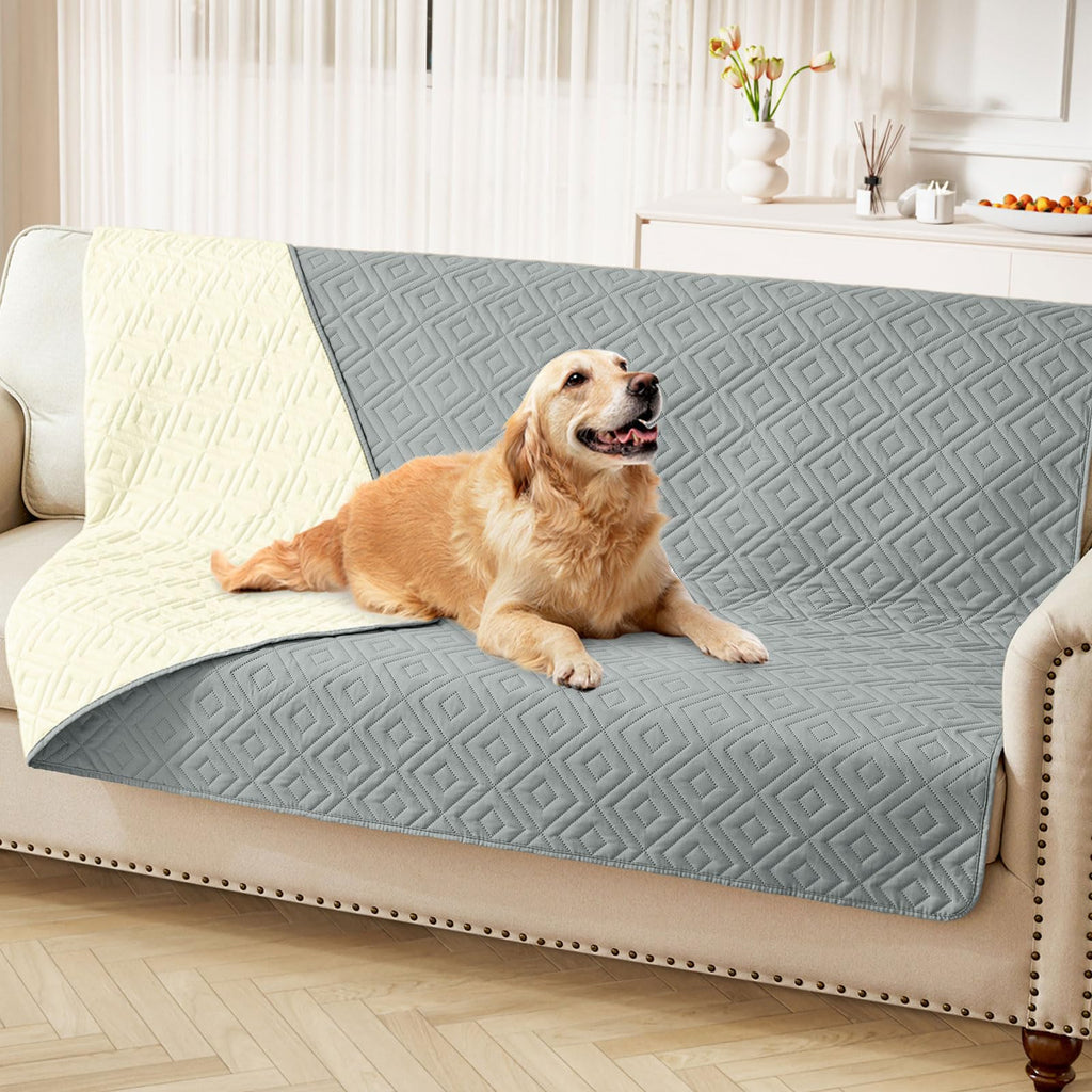 hyha Waterproof Reversible Dog Blanket, Pet Blanket for Sofa Couch — 68x82 Inch