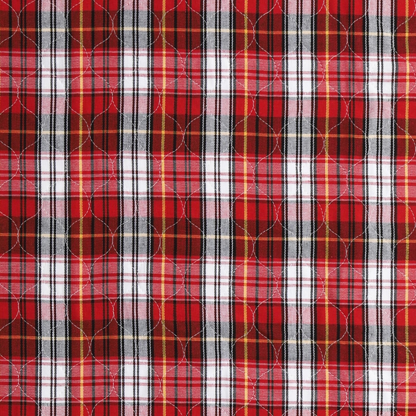 OUTCREATOR® Washable Bed Pads 34" x 54" (Pack of 2) for Incontinence Mattress Protector, Reusable Underpads for Elderly, Adults, Kids, Pets with Anti-Slip Bottom (Red Plaid)
