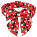 UP URARA PUP Christmas Dog Collar with Bow Tie, Christmas Collar for Puppy Girl Boy Dog or Cat, Bowtie Dogs Collars with Durable Metal Buckle, Cute Pet Collars, M