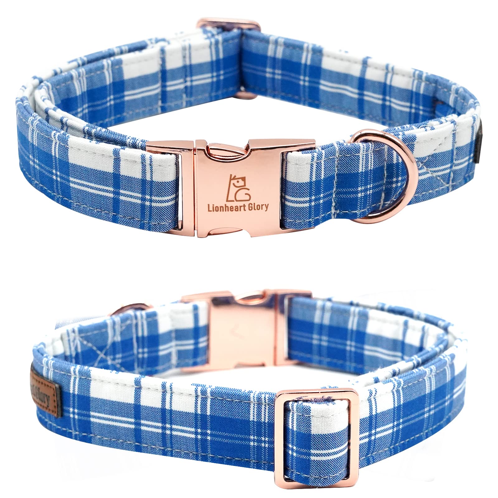 Lionheart glory Dog Collar, Boy Dog Collar Bowtie Blue Adjustable Dog Bowtie Collar Bows Dog Collar for Small Dogs
