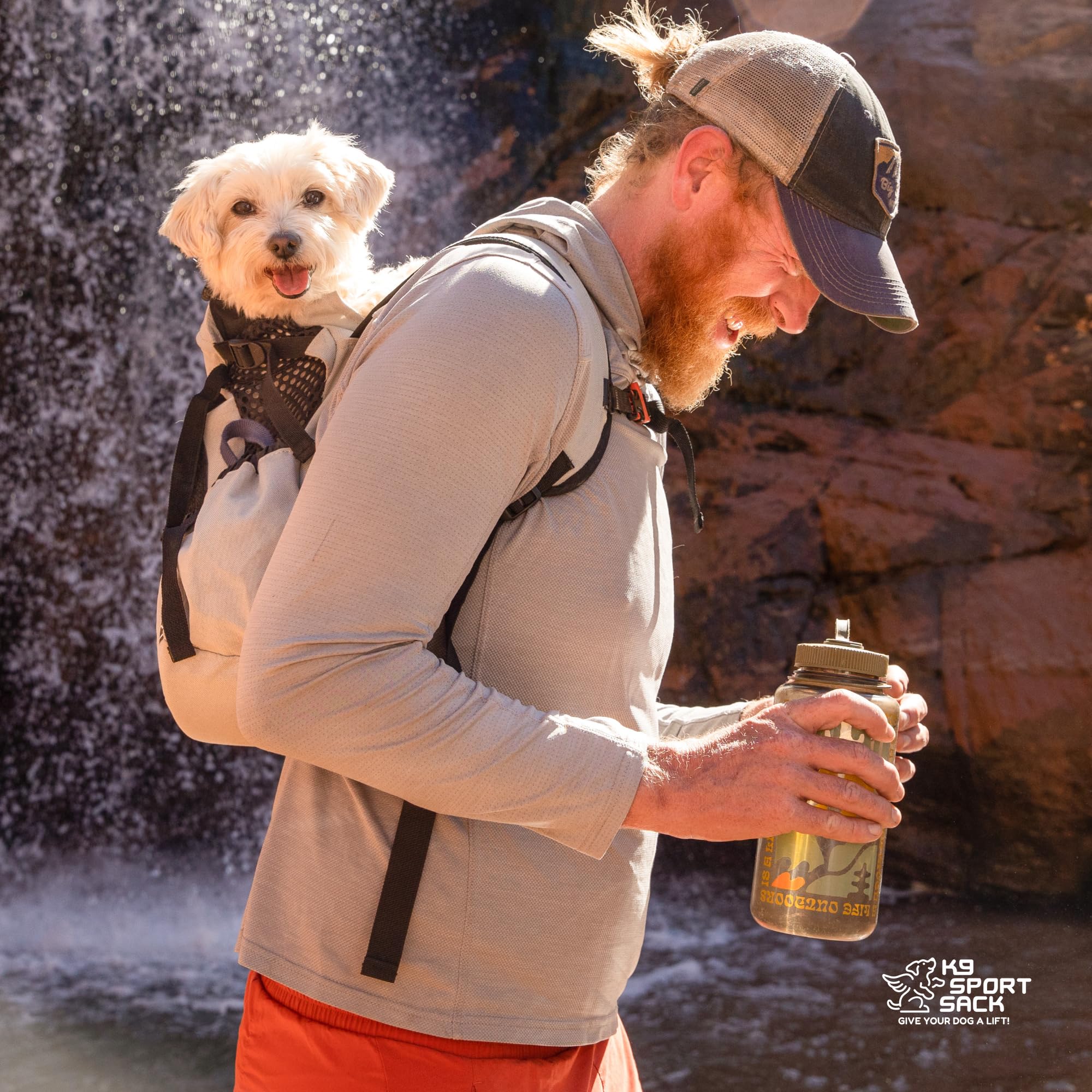 K9 Sport Sack Air 2 - Large, Summer Mint - Ideal for Dogs with 20-22” Back Length - Durable, Breathable Backpack-Style Carrier - Perfect for Walks, Short Hikes & Public Transportation