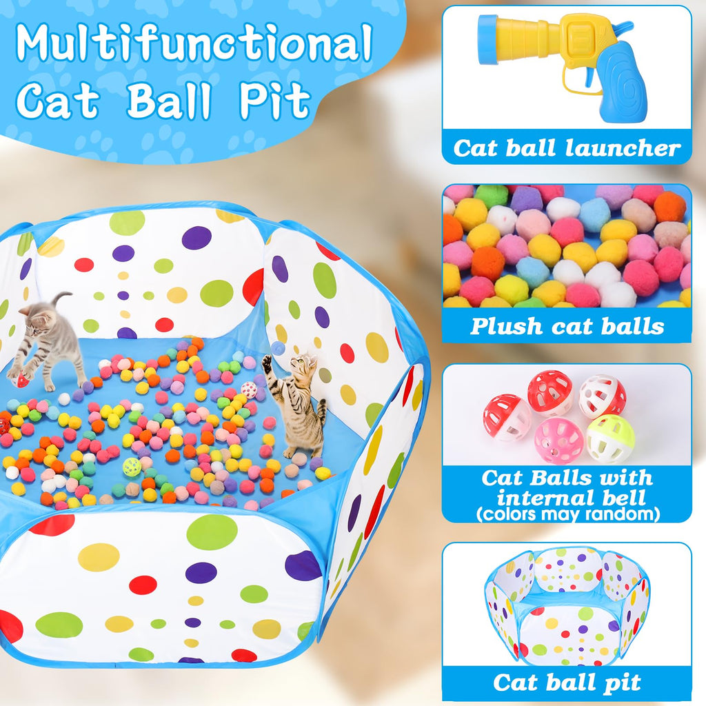 Mity rain Cat Ball Pit with Balls Included