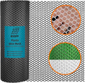 Pet & Garden Safeguard - 15.7IN x 32.8FT Roll - Black Plastic Netting, Multi-Use Decorative Fencing for Poultry, Dogs, Rabbits,Chicken and Snake Barrier