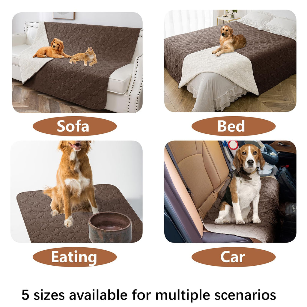 Tuffeel Waterproof Couch Cover for Dogs - Washable Pets Furniture Protector