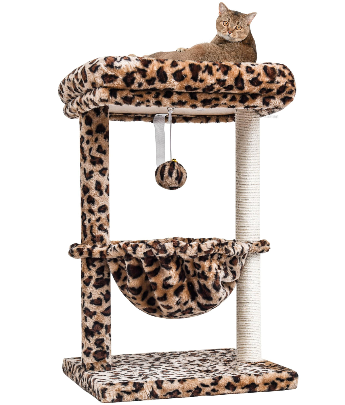 SYANDLVY Small Pink Cat Tree for Indoor Cats, Activity Tower for Kittens