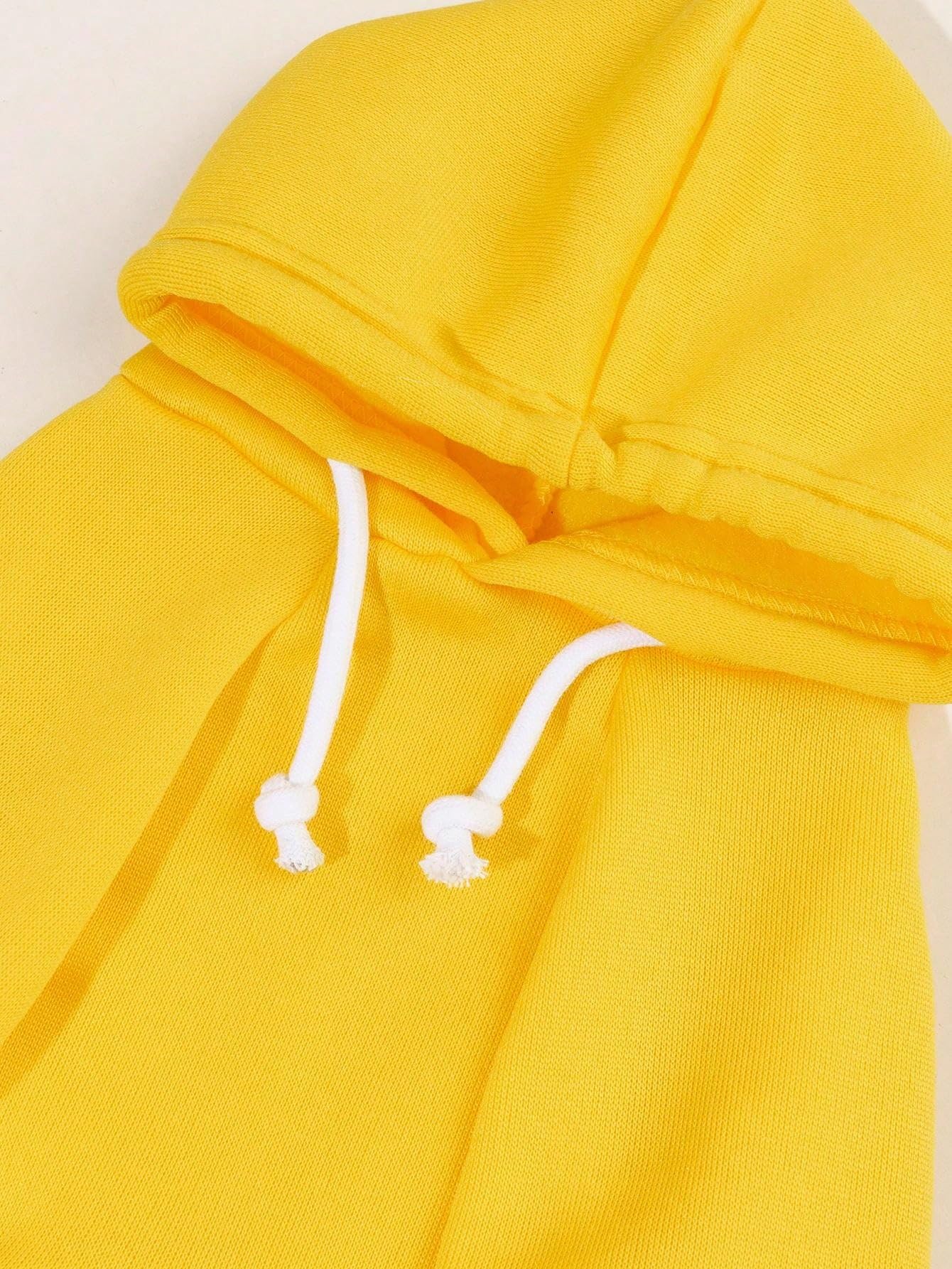 QWINEE Basic Dog Hoodie Sweatshirt Puppy Sweater Warm Cat Costumes Pet Clothes for Chihuahua Puppy Kitten Small Medium Dogs Yellow X-Small