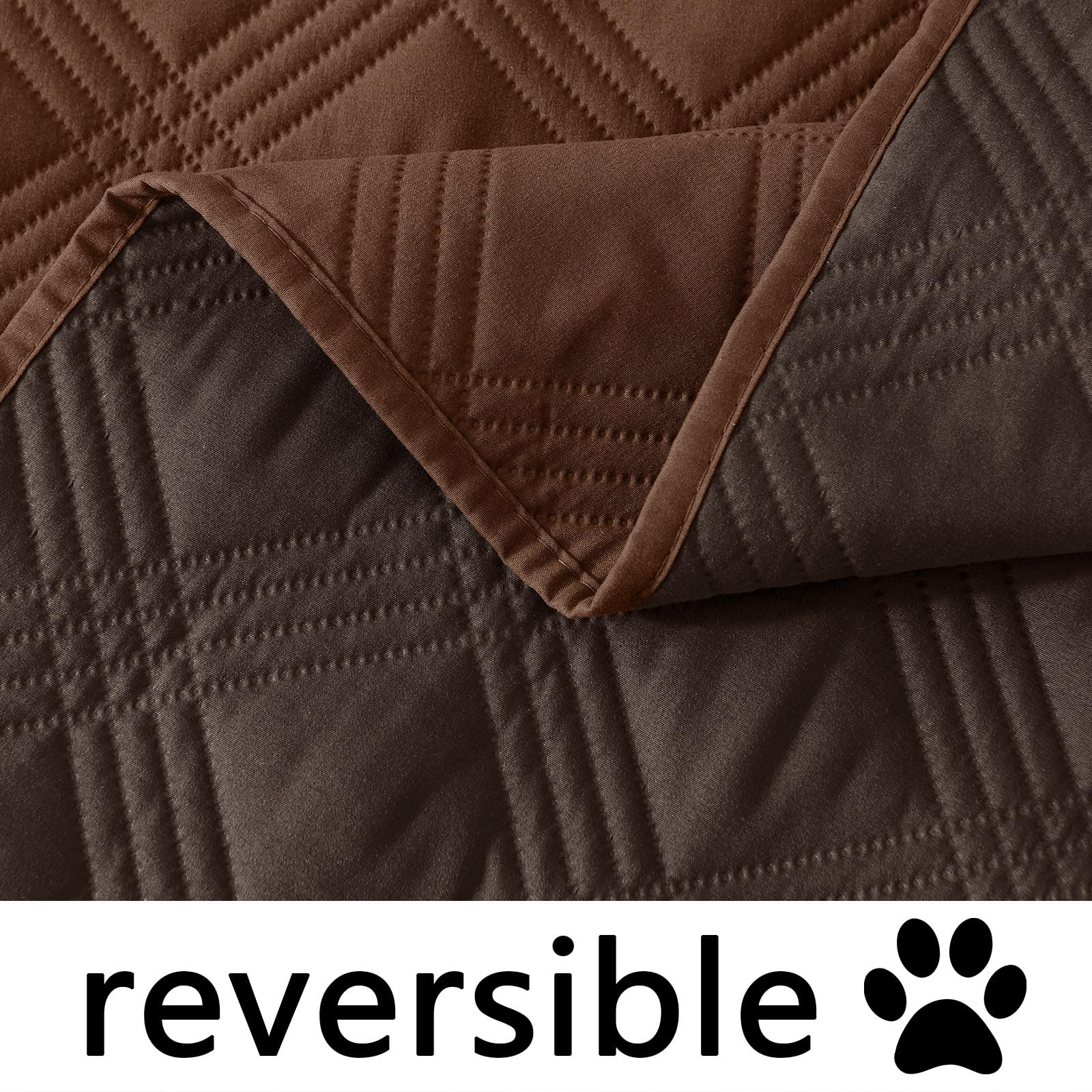 hyha Waterproof Reversible Dog Blanket, Soft Couch Cover for Dogs Washable