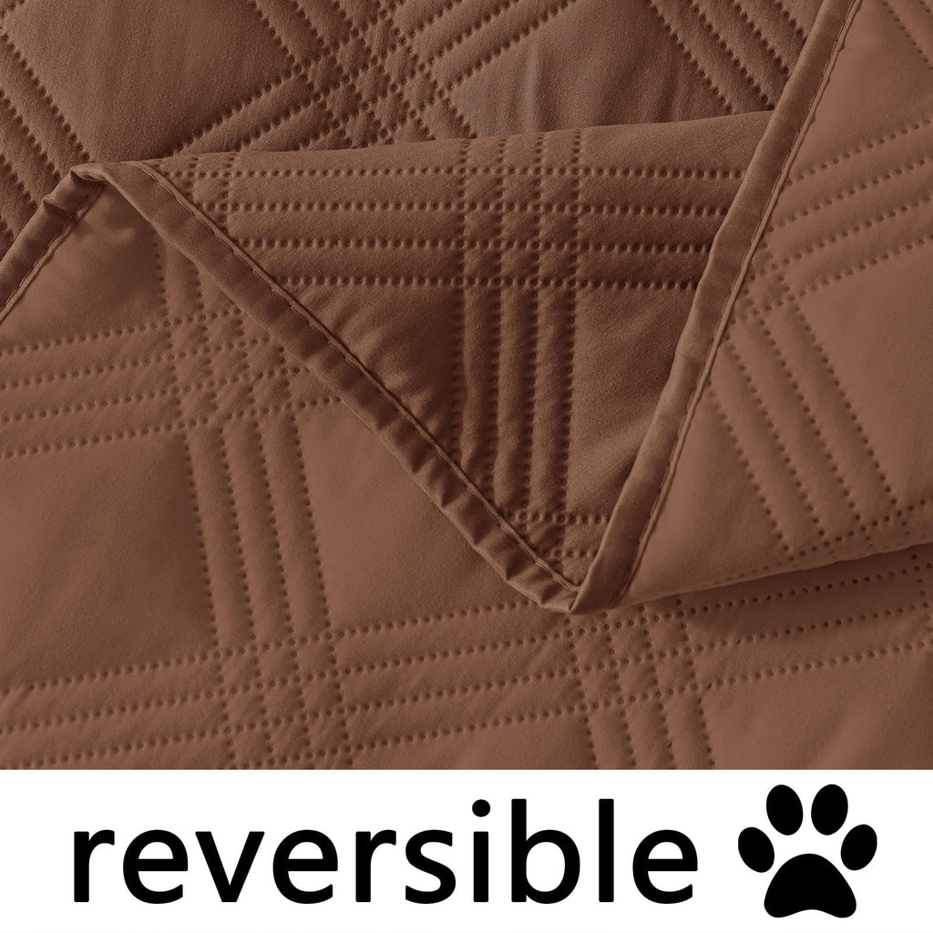 hyha Waterproof Reversible Dog Blanket, Soft Couch Cover for Dogs Washable