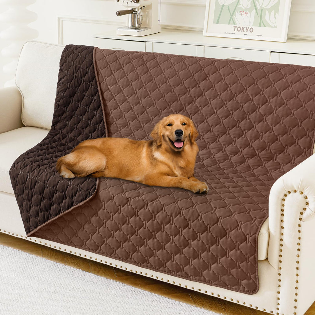 Smiry Waterproof Dog Bed Cover Blanket, Reversible Pet Blanket