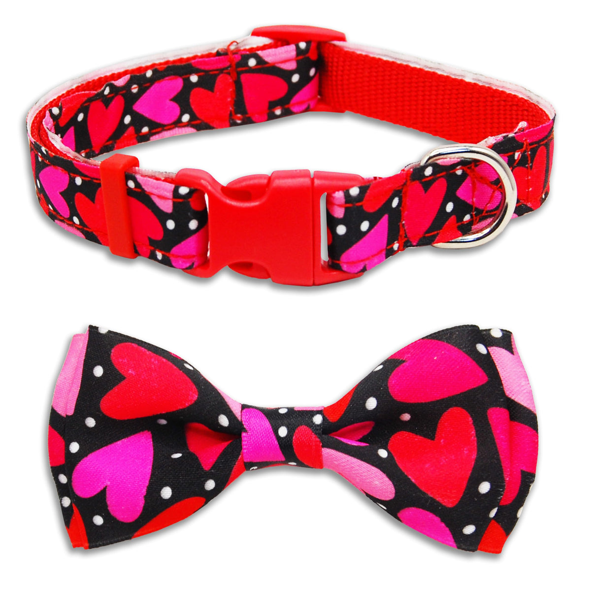 Halloween Dog Bow Tie Collar, Holiday Candy Corn Collar for Large Medium Small Dog Pets Puppies