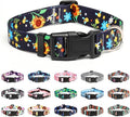 Mercano Adjustable Dog Collar - Special Design Patterns, Soft Nylon Comfortable Durable Pet Collar for Small Medium Large Dogs (XS, Sunflower)