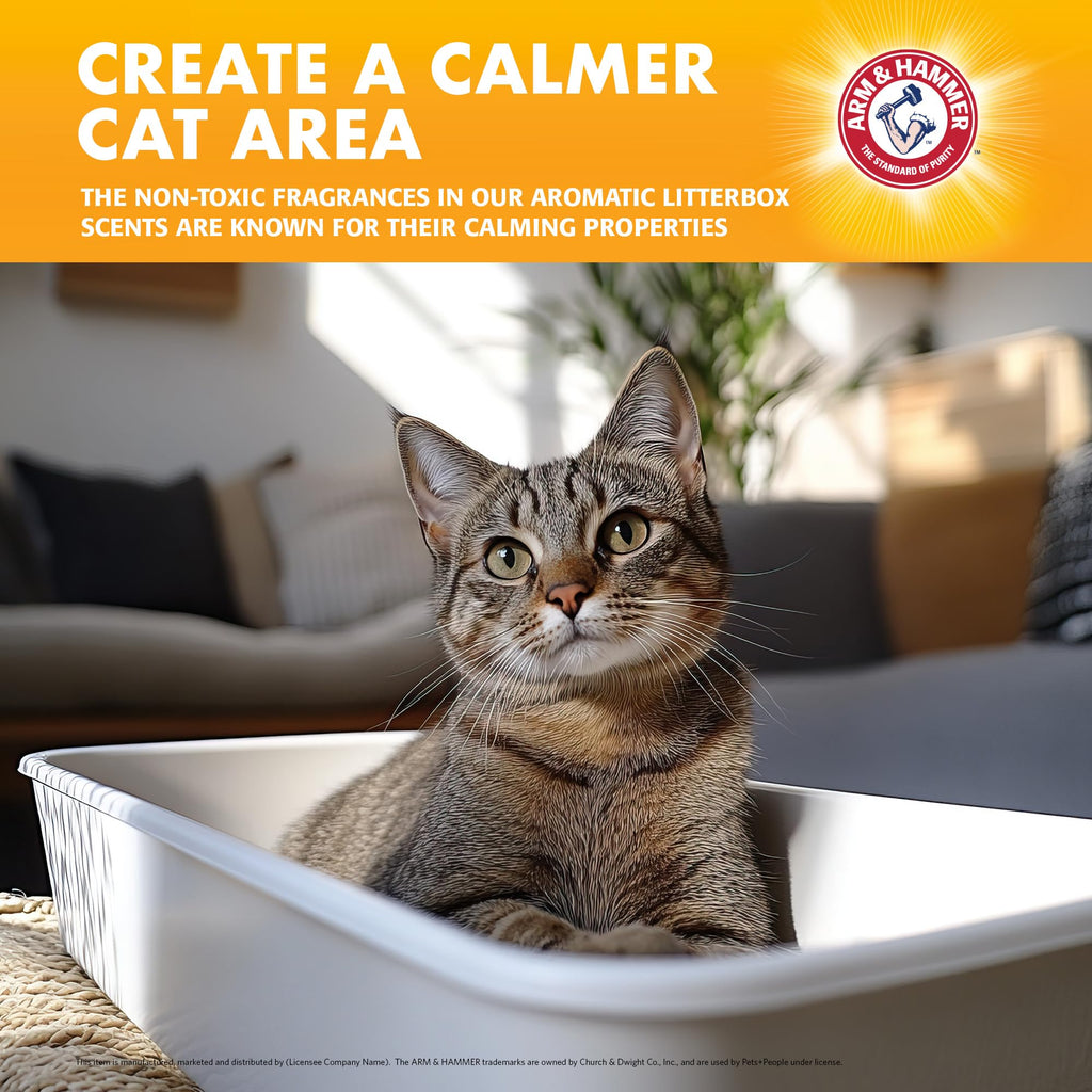 Arm & Hammer Calming Cat Litter Deodorizing Crystals, Chamomile, 15 Oz