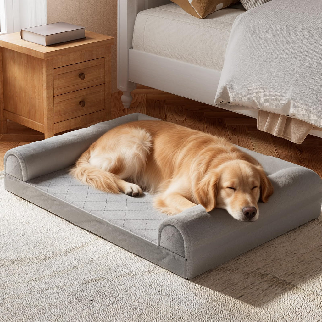 Simple Trending Orthopedic Large Dog Bed, Waterproof Pet Bed, 36x27 Inch