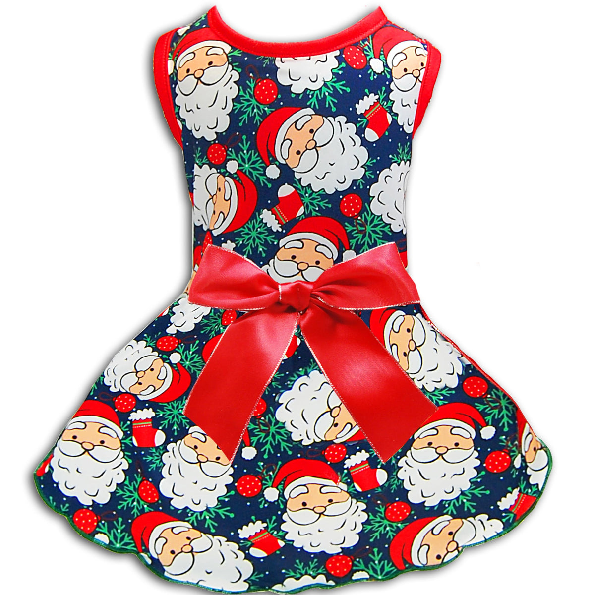 St. Patrick's Day Dog Dress, Green Shamrock Clover Puppy Skirt with Bowknot, Soft Breathable Pet Clothes for Small Medium Dogs & Cats, Cute Irish Holiday Outfit Apparel & Costume