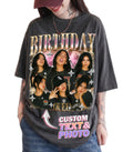 Tehg & Tuhg Custom T Shirt with Photo & Text, Custom Shirts Design Your Own, Vintage Personalized Tees for Men & Women, Funny Gift for Boyfriend Girlfriend on Anniversary Birthday