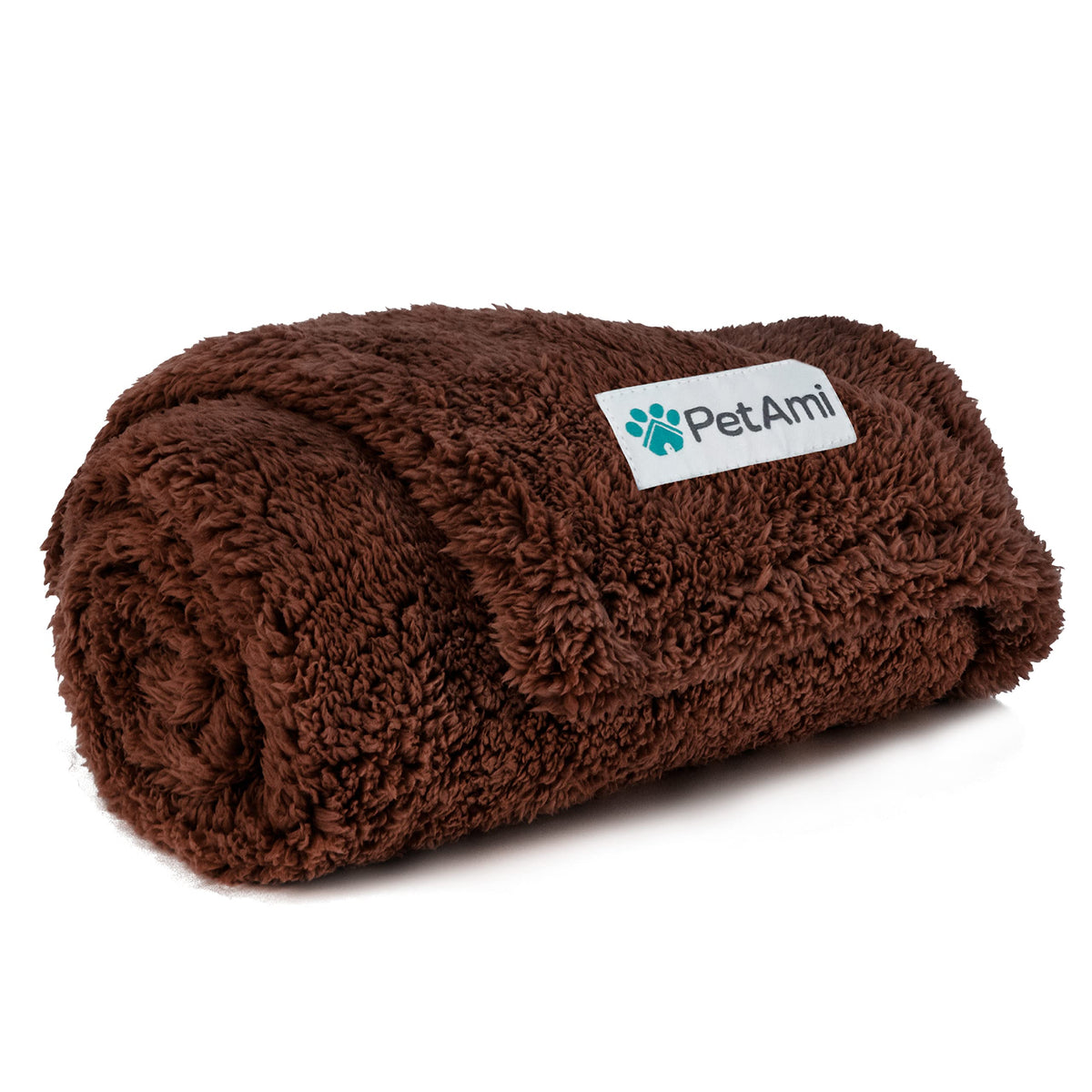 PetAmi Fluffy Sherpa Waterproof Dog Blanket for Medium Pet Cat 29x40, Blue