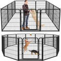 Kfvigoho Dog Playpen Outdoor Extra Wide 12 Panels Heavy Duty Dog Fence 47"