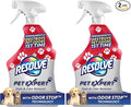 Resolve Pet Expert Stain and Odor Remover, Carpet Cleaner, Pet Stain andOdor Remover, Carpet & Upholstery Cleaner - Removes Stains andOdors, 22 oz (Pack of 2)
