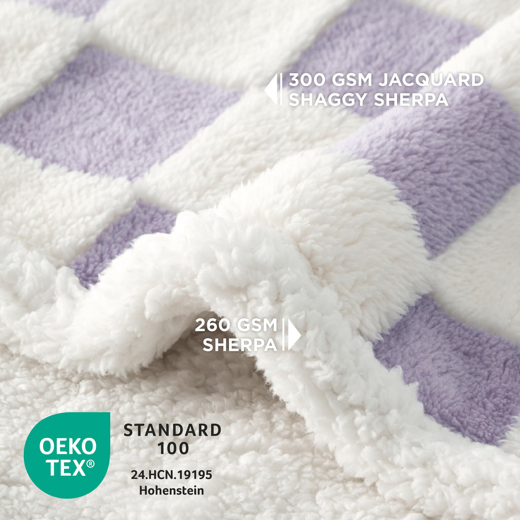 LE SURE Waterproof Dog Blankets for Small Dogs Cute Cozy 3D Jacquard,25x35