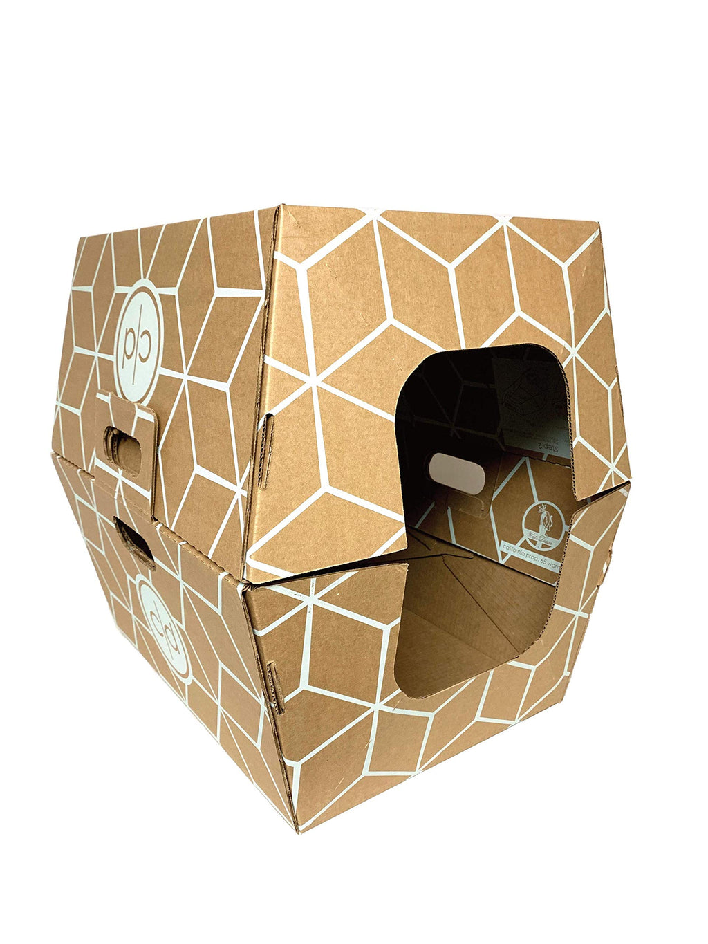 Cats Desire Disposable Cat Litter Boxes with High Sides - 15 Boxes - Extra Large Leak-Resistant, Use Open or Enclosed - Cardboard Litter Boxes - Made in USA, 15pk