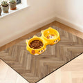 Pet Feeding Mat for Floors Waterproof Dog Mat for Food and Water Absorbent Quick Dry Non Slip mat for Cat Bowls